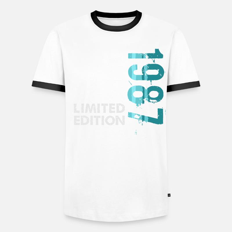 1987 Édition limitée T-shirt contrasté Homme