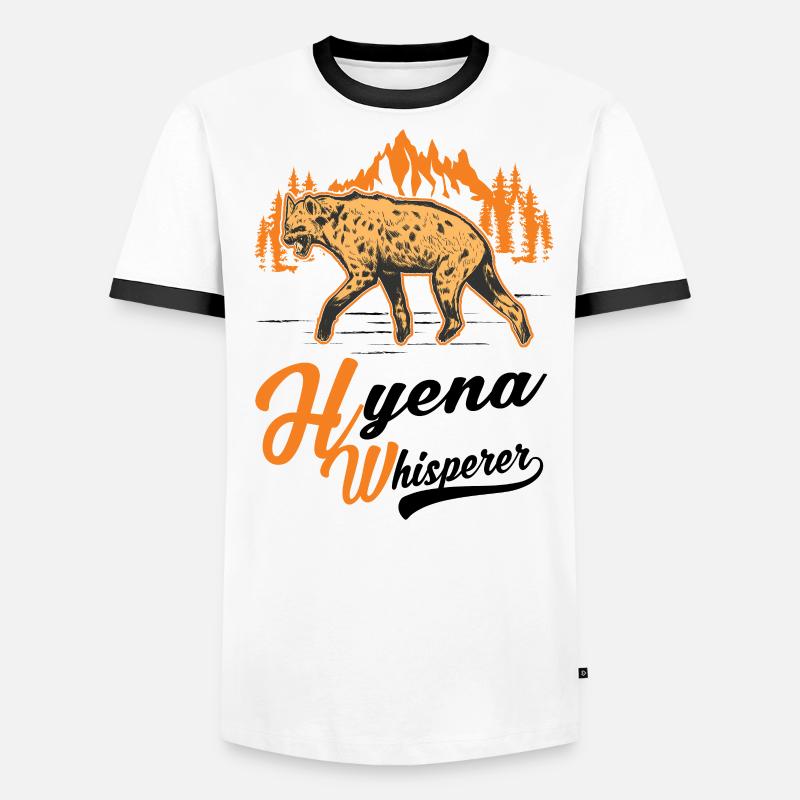 Hyänen Flüsterer Erdwolf Hyena Männer Kontrast-T-Shirt