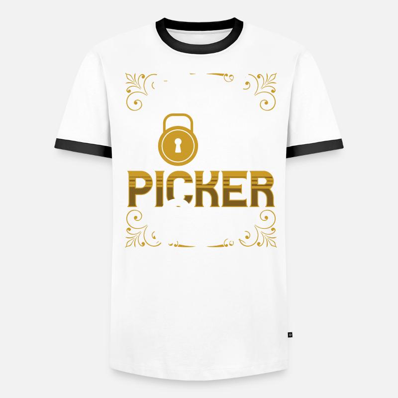 Der Beste Lock Picker Aller Zeiten Lock Picking Männer Kontrast-T-Shirt