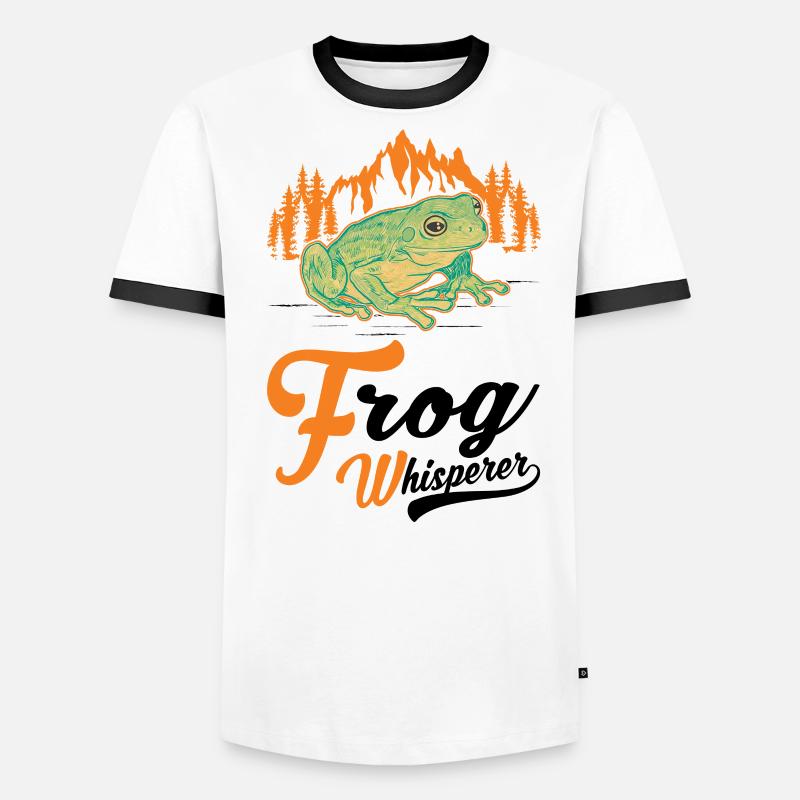 Frog Whisperer Gift Tree Frog Men's Ringer Shirt