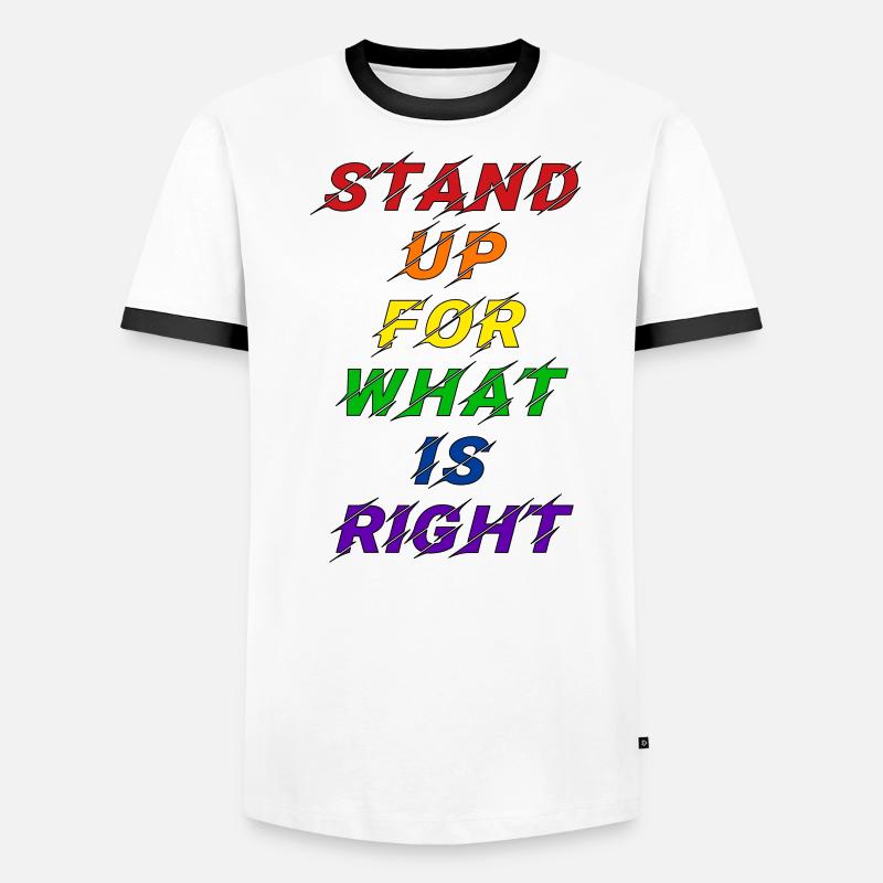 Pride LGBT Statement Men's Ringer Shirt