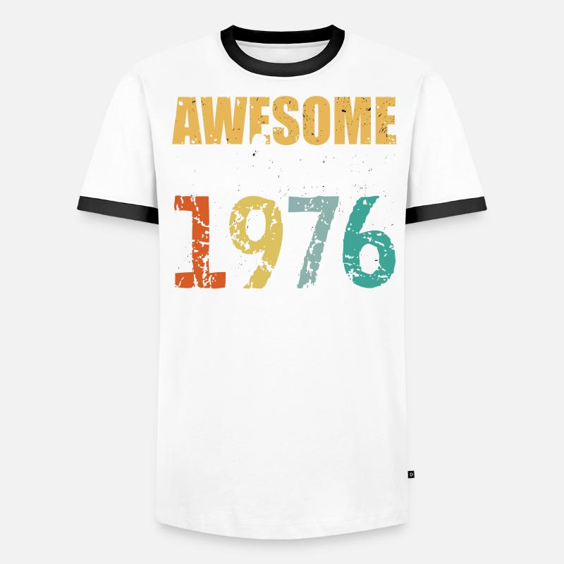 Indubitable depuis 1976 - tout simplement génial! T-shirt contrasté Homme