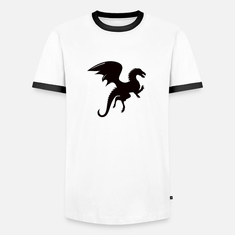 Dragon son Iny mon ADN T-shirt contrasté Homme