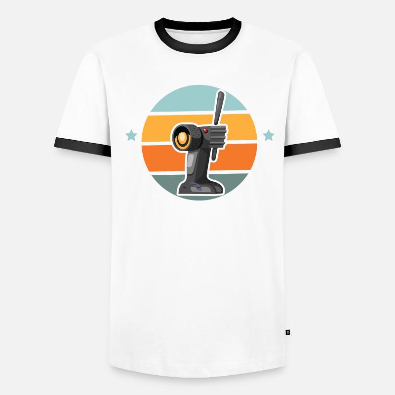 J’avais de l’argent - maintenant j’ai plus de Spiela T-shirt contrasté Homme