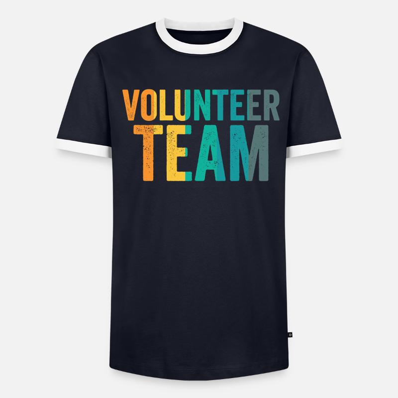 Freiwilligen Team Freiwillig Beruf Freiwilliger - Männer Kontrast-T-Shirt - undefined