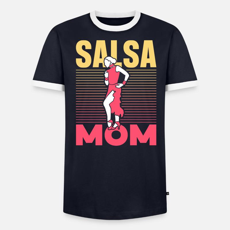 Salsa Mama Hobby Dance Danseuse Danse T-shirt contrasté Homme