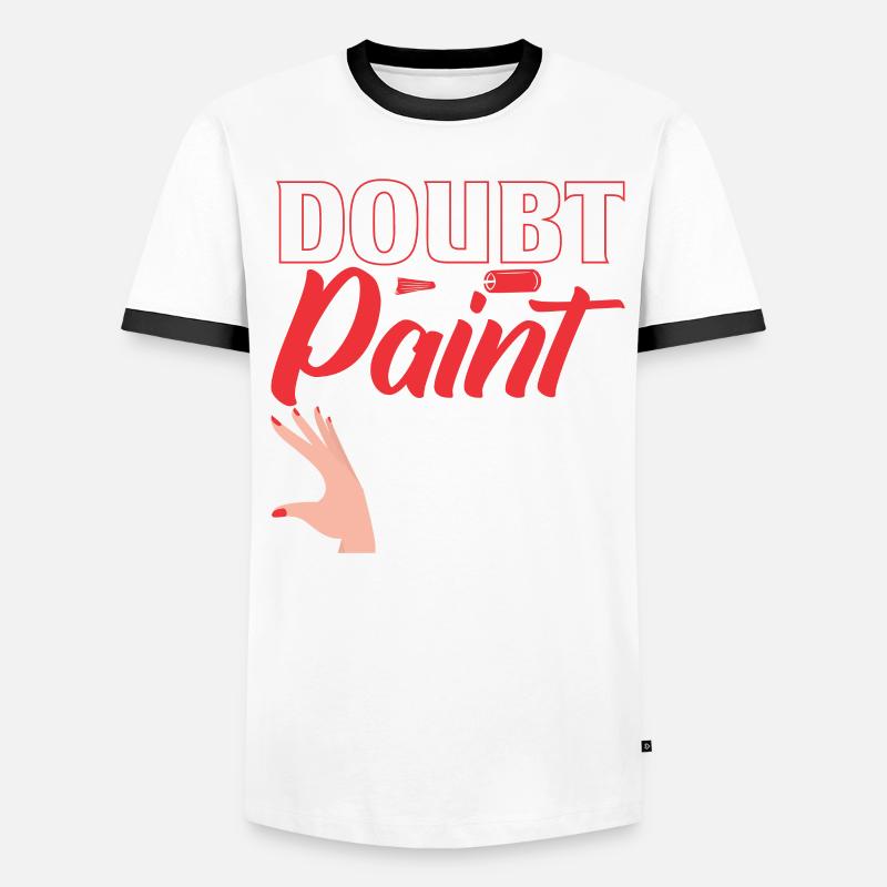 Nagellack Nageldesign Manicure Nagelstudio Nails Männer Kontrast-T-Shirt