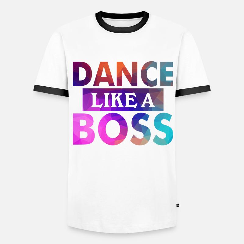 Dancing Dancer Dance Men's Ringer Shirt