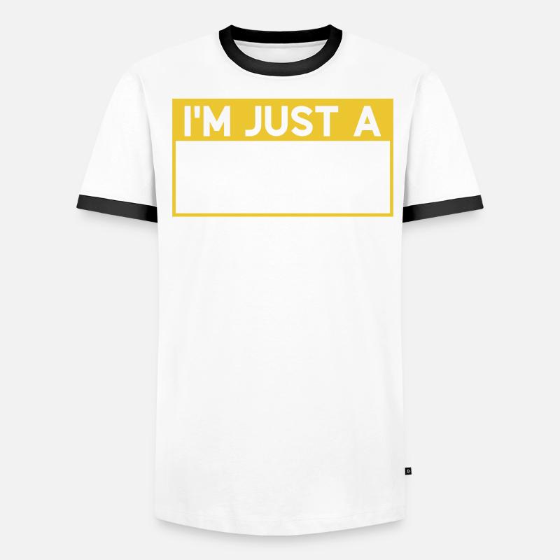 Ich Bin Nur Ein Freiwilliger Freiwillig Ehrenamt Männer Kontrast-T-Shirt