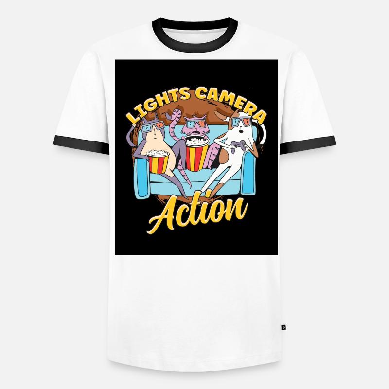 Action de la caméra Ligts T-shirt contrasté Homme