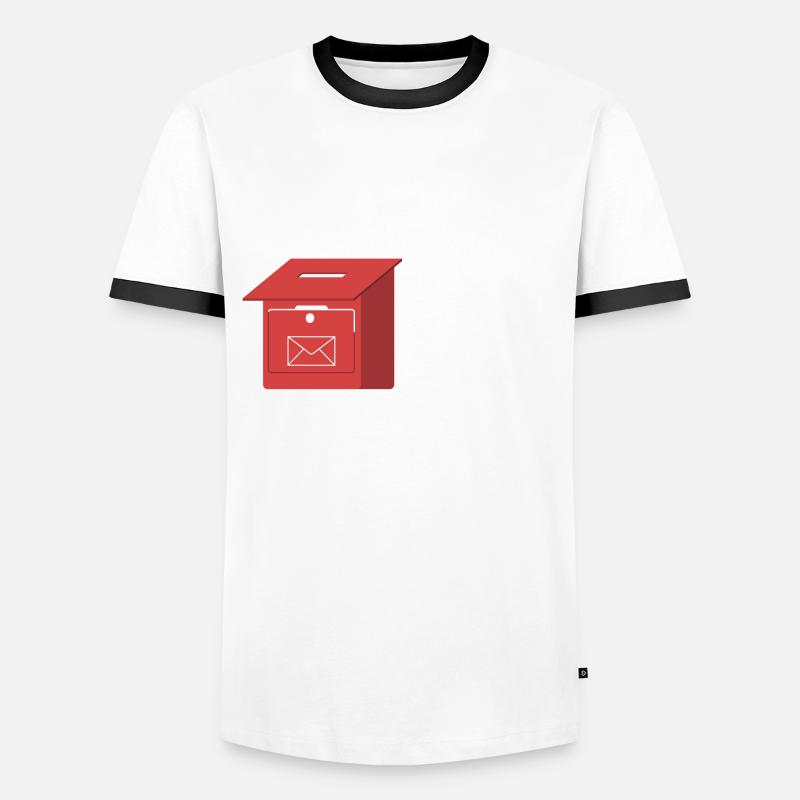 Postman Postman Letter Parcel Service Gift T-shirt contrasté Homme