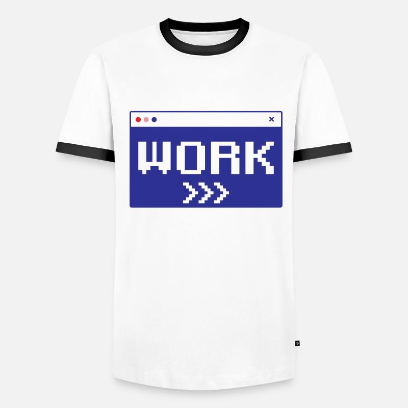 In Der Theorie Sollte Es Funktionieren Coding Code Männer Kontrast-T-Shirt