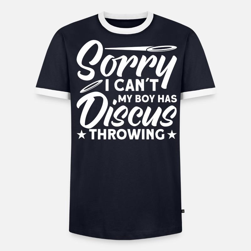 Diskuswurf Diskuswerfer Leichtathletik Diskus - Männer Kontrast-T-Shirt - undefined
