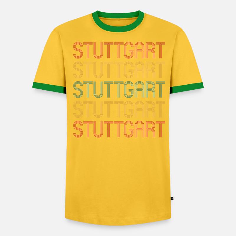 Stuttgartererin Stuttgarterer Stuttgarter - Männer Kontrast-T-Shirt - undefined