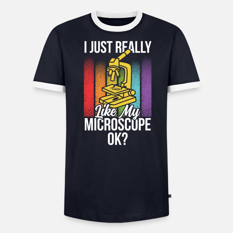 J’aime vraiment mon microscope Microscope - T-shirt contrasté Homme - undefined