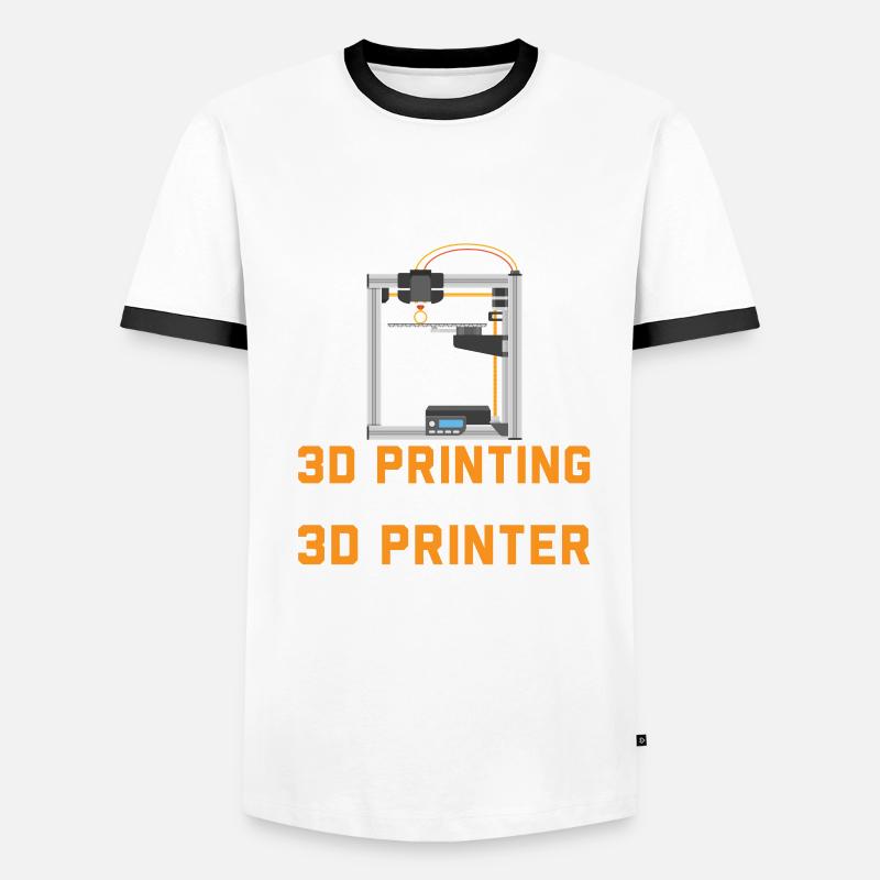 Mes hobbies incluent l’impression 3D et l’impression 3D T-shirt contrasté Homme