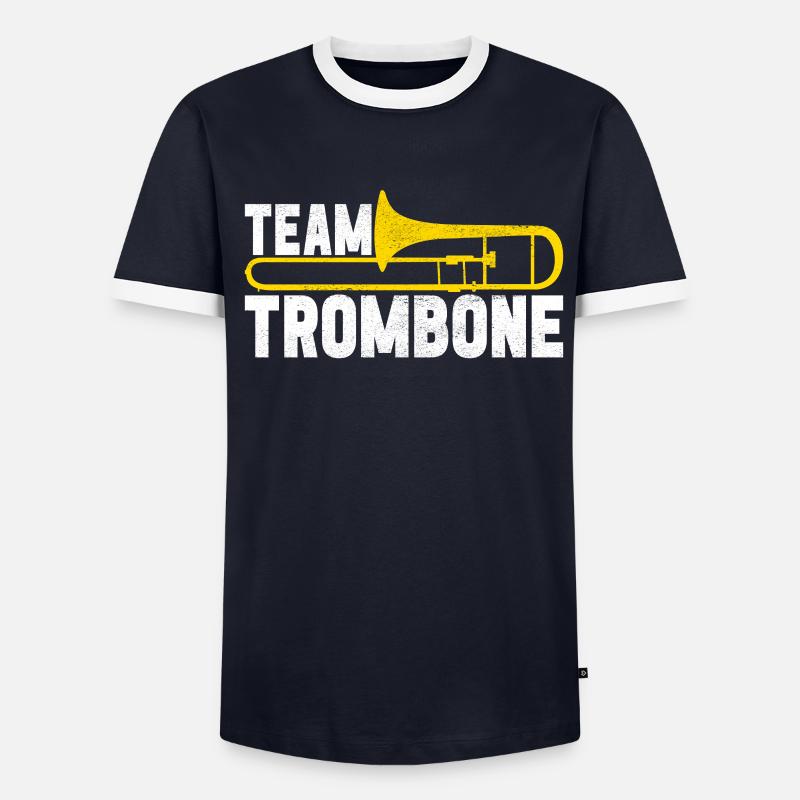 Posaune Trombone T-shirt contrasté Homme