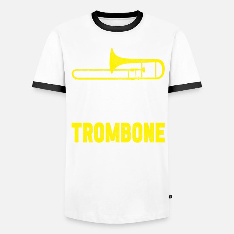 Posaune Trombone T-shirt contrasté Homme