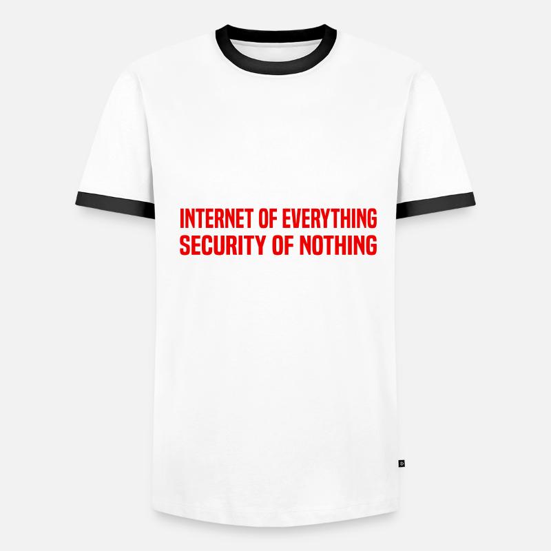 Internet Des Objets IOT Programmeur Admin IT T-shirt contrasté Homme