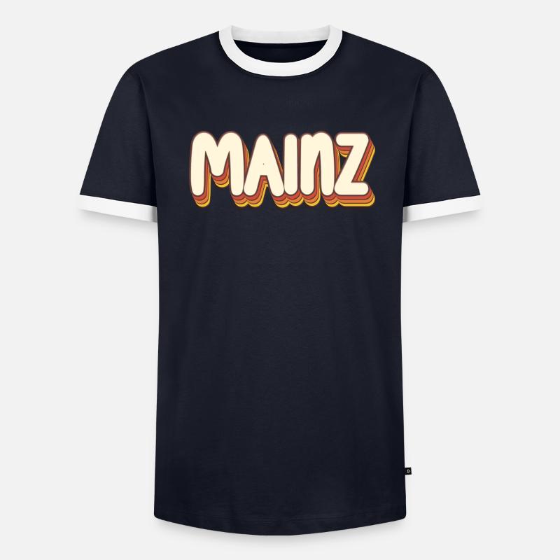 Mainzerin Mainzer Mayence T-shirt contrasté Homme