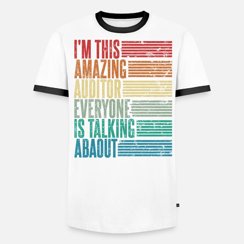 Comptable agréé Comptable agréé Don T-shirt contrasté Homme