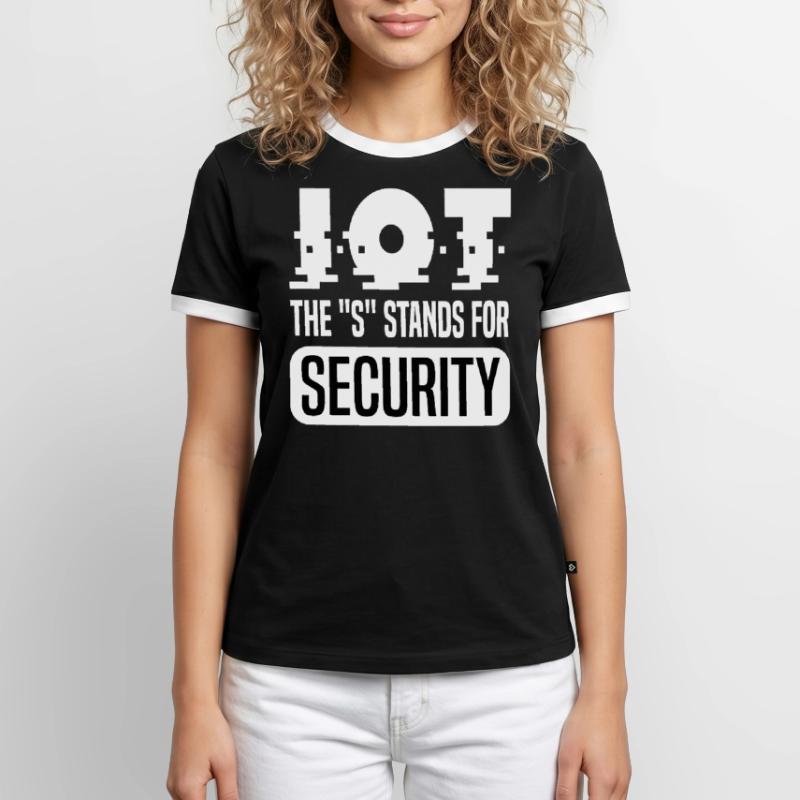 Internet Des Objets IOT Programmeur Admin IT T-shirt contrasté Homme
