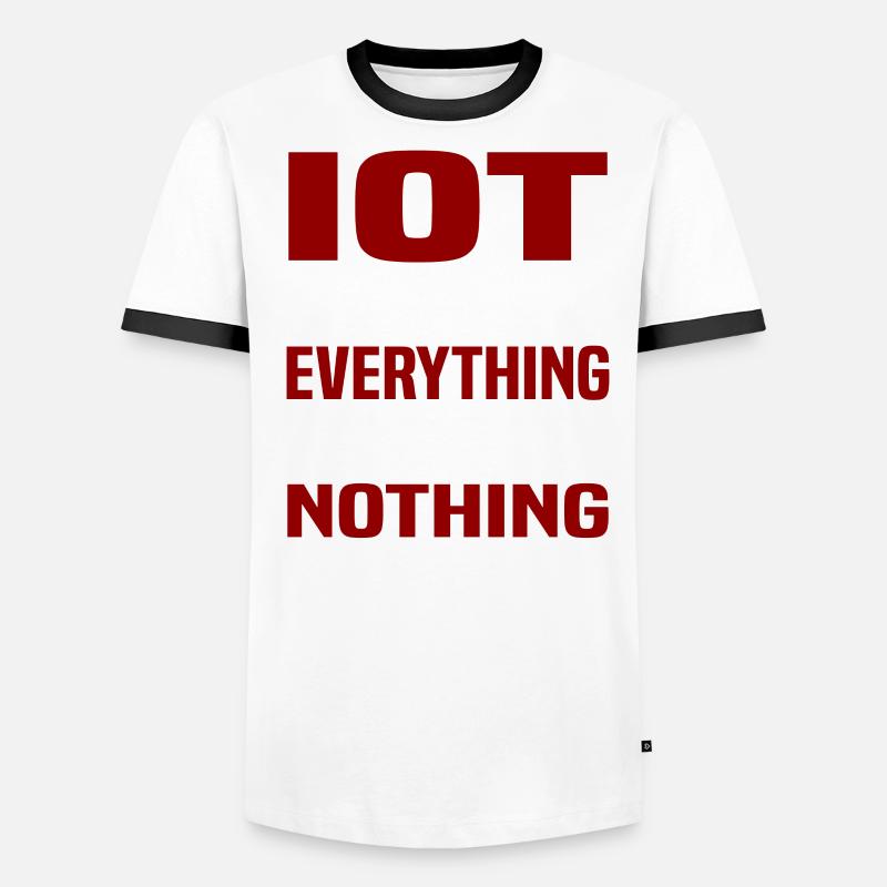 Internet Des Objets IOT Programmeur Admin IT T-shirt contrasté Homme