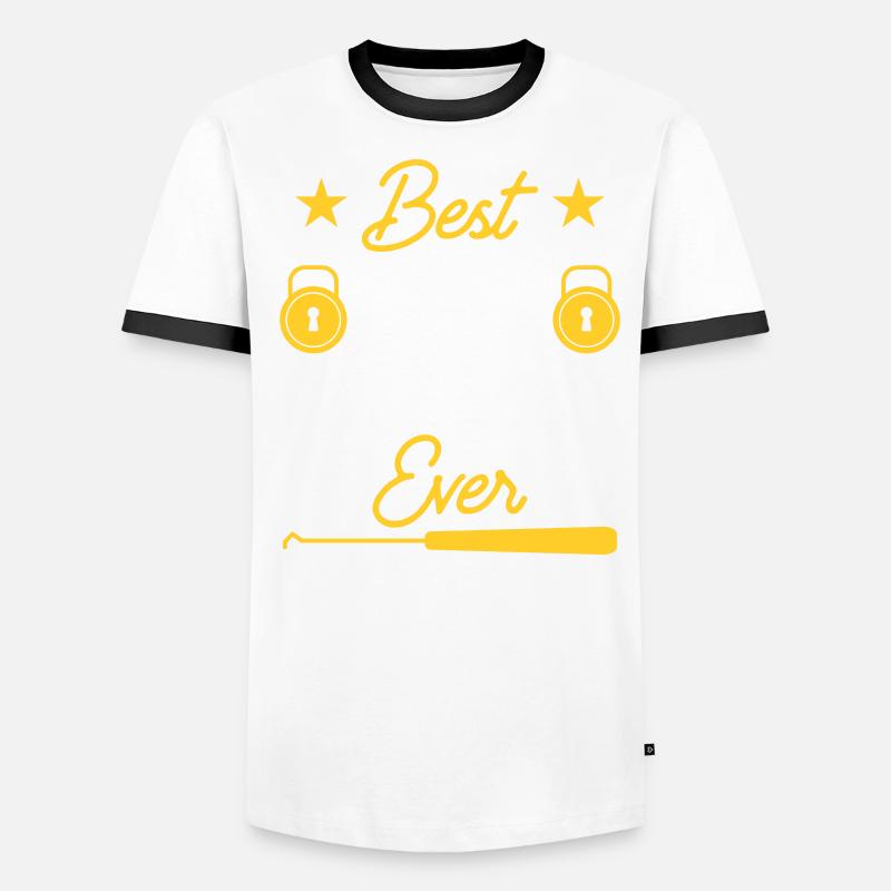 Der Beste Lock Picker Aller Zeiten Lock Picking Männer Kontrast-T-Shirt