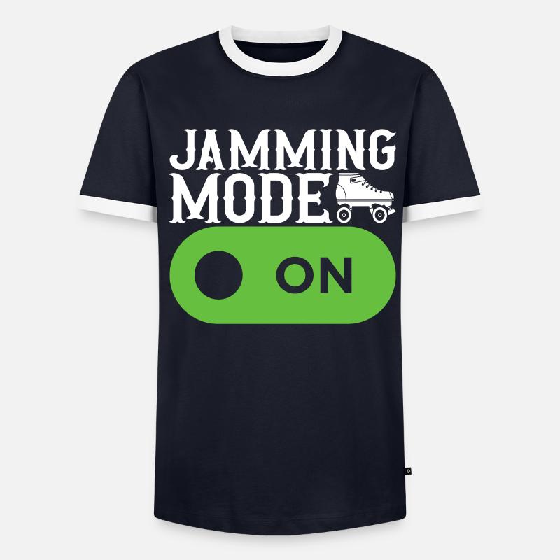 Roller Derby - Männer Kontrast-T-Shirt - undefined