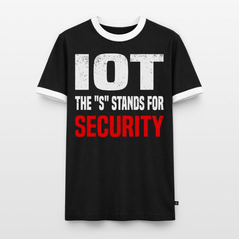 Internet Des Objets IOT Programmeur Admin IT T-shirt contrasté Homme