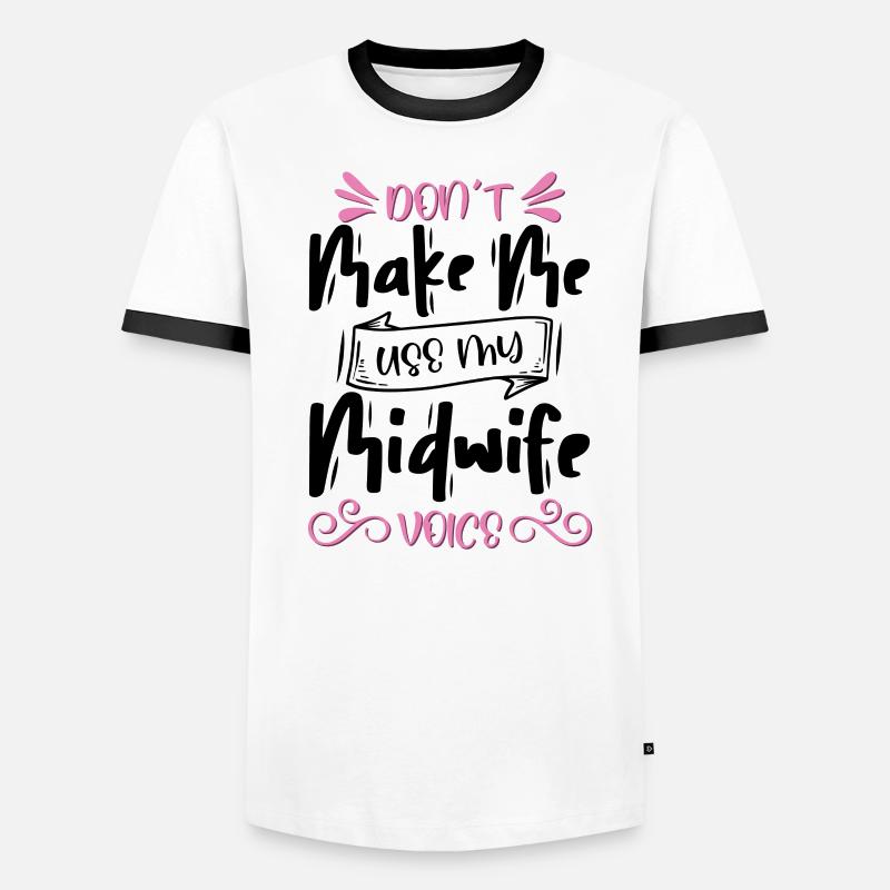 Don't Make Me Use My Case Manager Männer Kontrast-T-Shirt