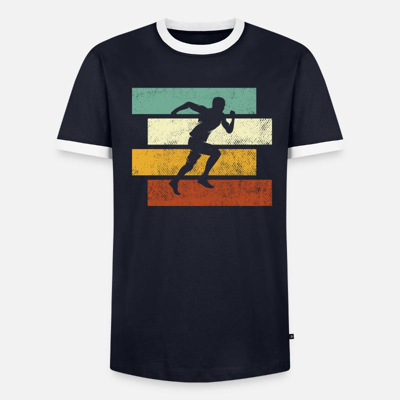 Jogging Rétro T-shirt contrasté Homme