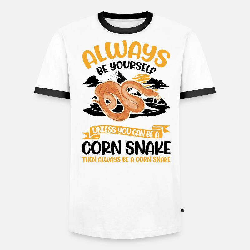 Corn Snake Cadeau Corn Snake T-shirt contrasté Homme