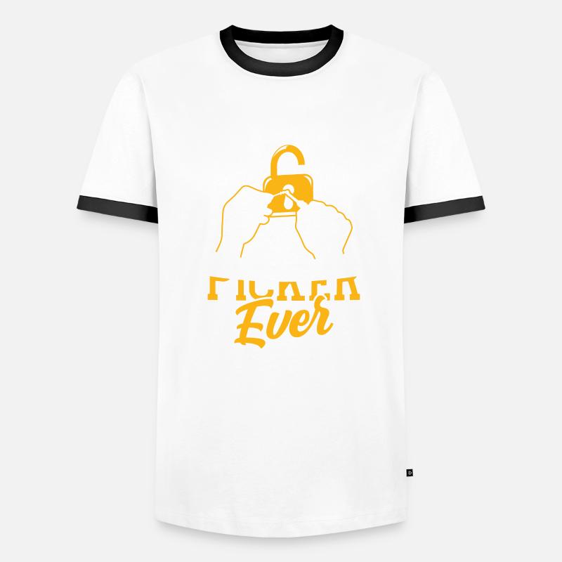 Der Beste Lock Picker Aller Zeiten Lock Picking Männer Kontrast-T-Shirt