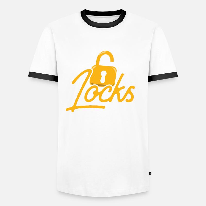 Ich Knacke Schlösser Schloss Lock Picking Knacker Männer Kontrast-T-Shirt