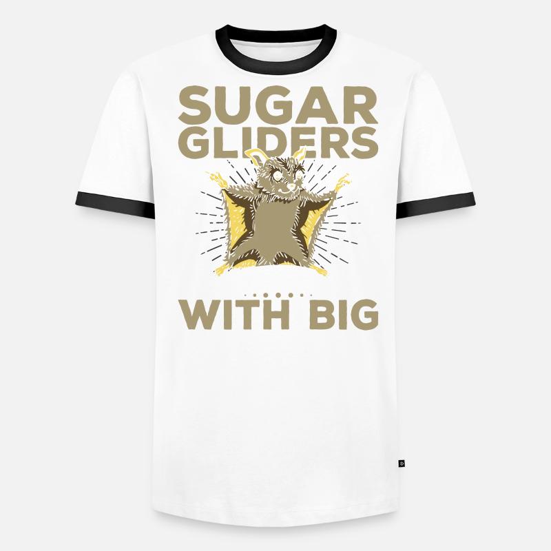 Sugar Gliders Tiny Creatures Sugar Glider owners Men's Ringer Shirt