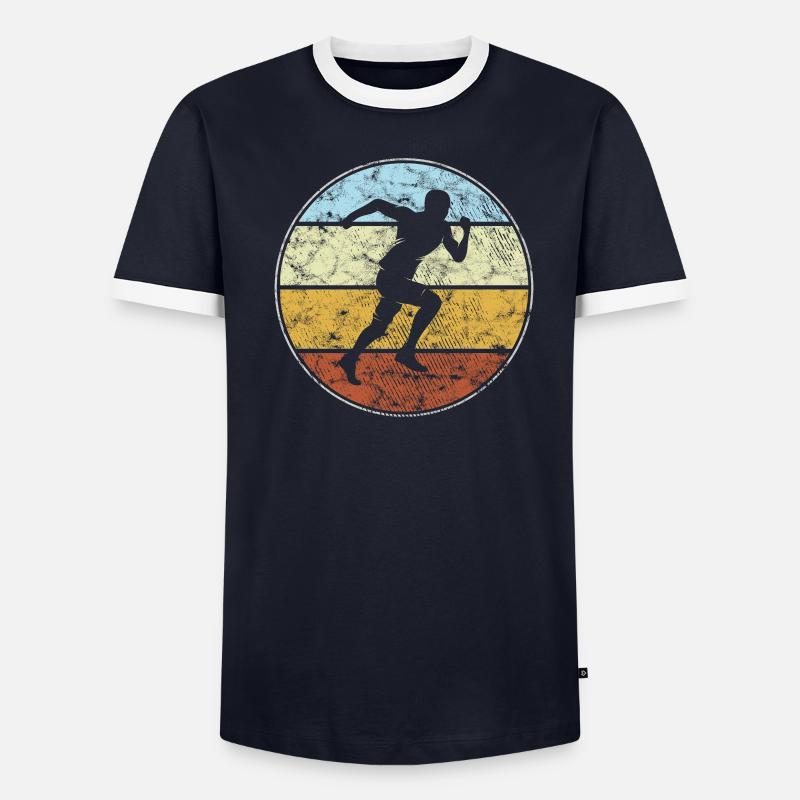 Jogging Rétro T-shirt contrasté Homme