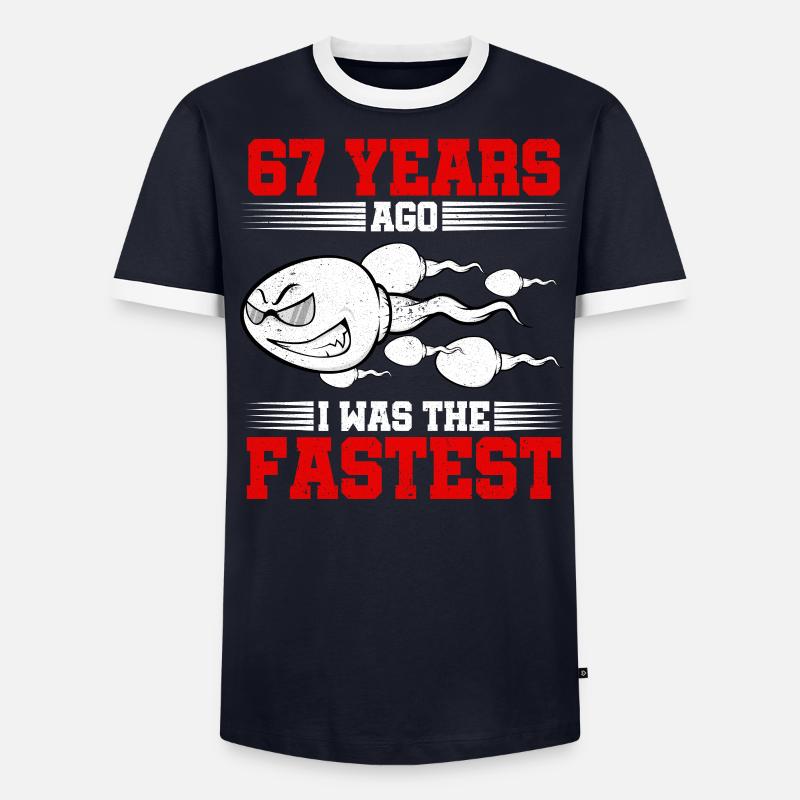 Il y a 67 ans, j’étais le plus rapide T-shirt contrasté Homme