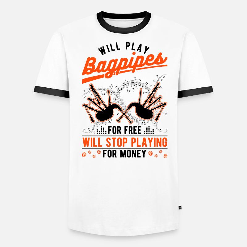 Cornemuses Argent Cornemuses T-shirt contrasté Homme