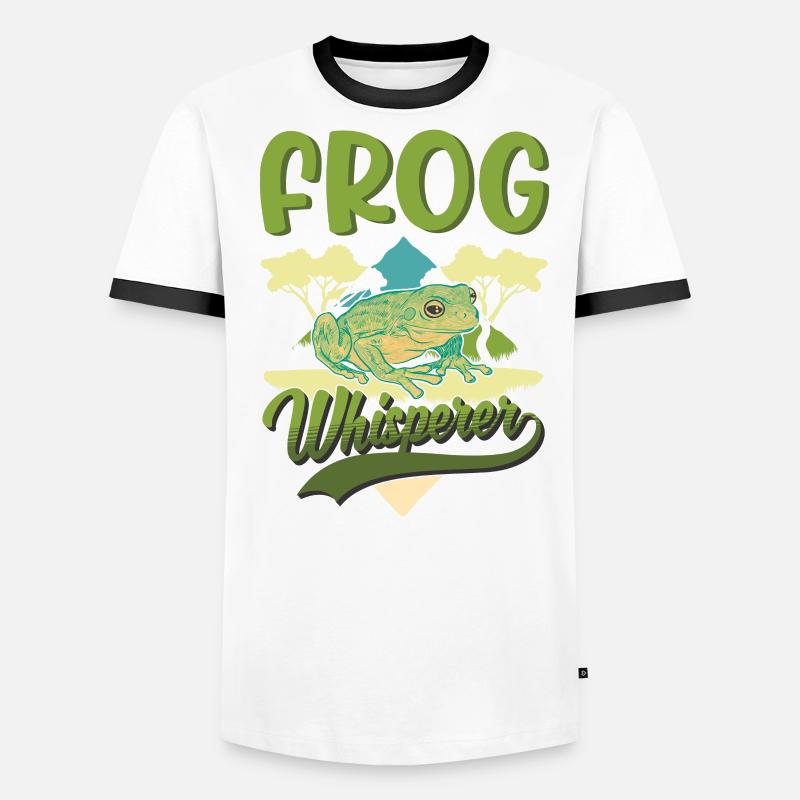 Frog Whisperer Gift Tree Frog Men's Ringer Shirt