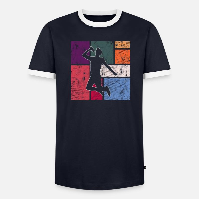 Singen Männer Kontrast-T-Shirt