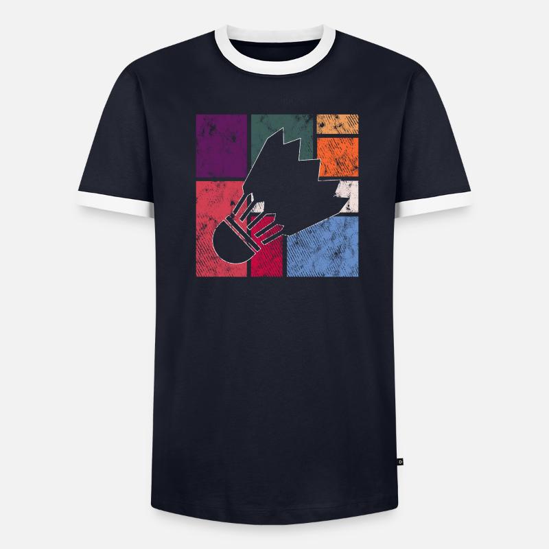 Badminton T-shirt contrasté Homme