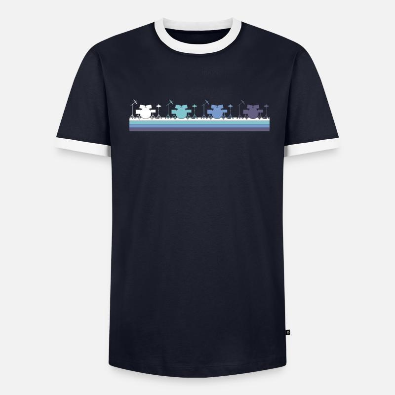 Percussion T-shirt contrasté Homme
