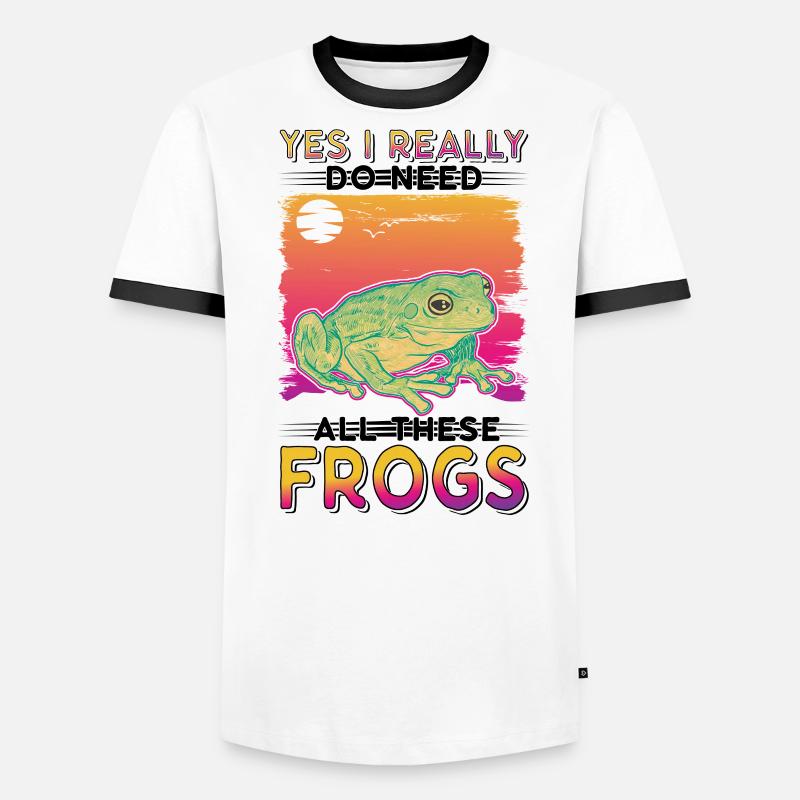 Frog Gift Tree Frog Men's Ringer Shirt