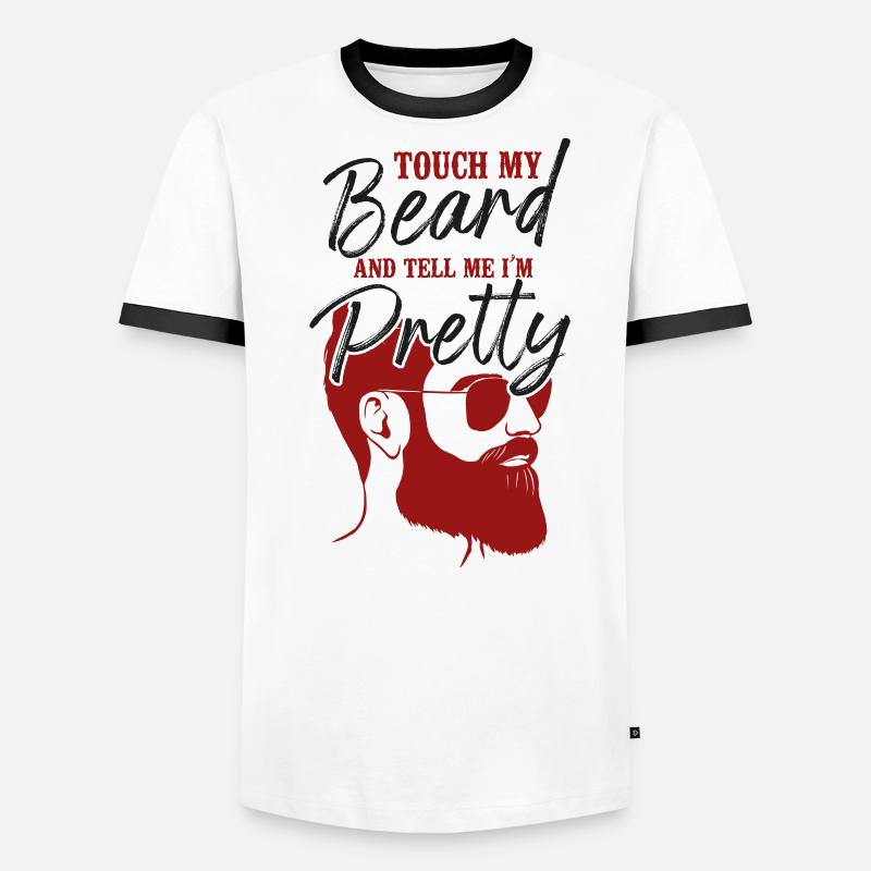 Beard Lover Bearded Man Ginger Men's Ringer Shirt