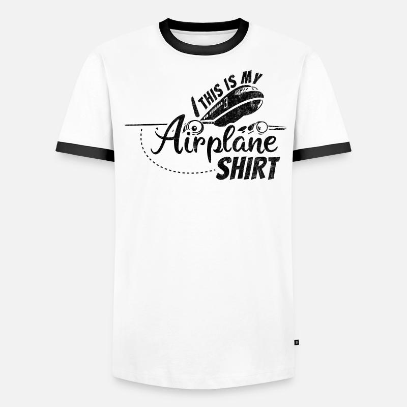 Devis de voyage de vacances - C’est mon avion T-shirt contrasté Homme