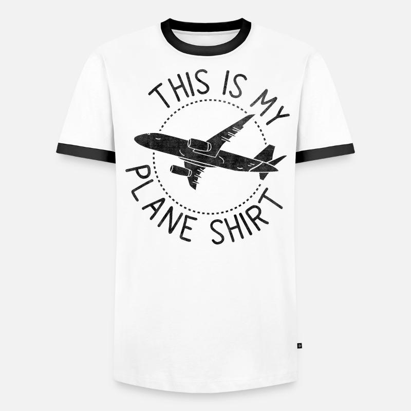 Devis de voyage de vacances - C’est mon avion T-shirt contrasté Homme