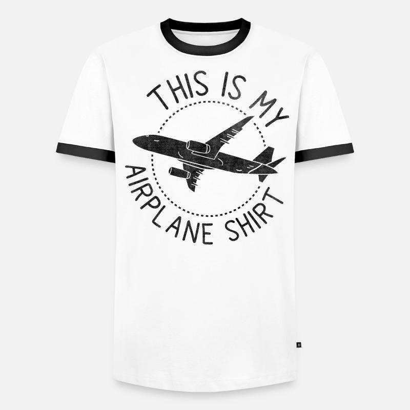 Devis de voyage de vacances - C’est mon avion T-shirt contrasté Homme