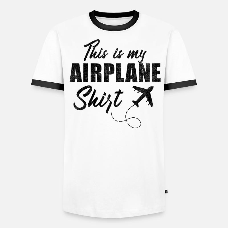 Devis de voyage de vacances - C’est mon avion T-shirt contrasté Homme