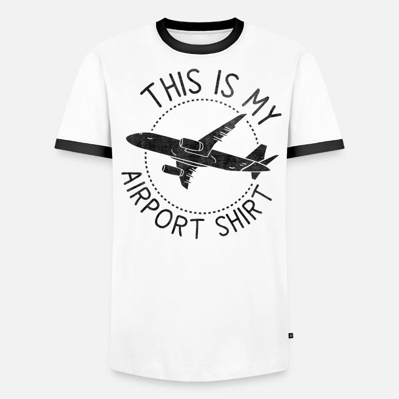 Devis de voyage de vacances - C’est mon aéroport T-shirt contrasté Homme